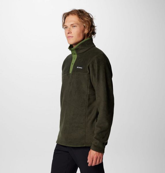 Men Columbia Steens Mountain™ II Half Snap Fleece Deep Green | US-BOLVXQ-961