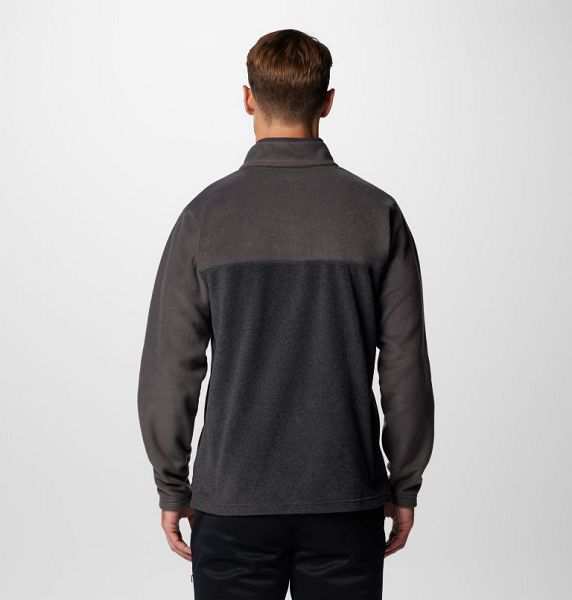 Men Columbia Steens Mountain™ II Half Snap Fleece Grey / Dark Grey | US-ICWYHD-146