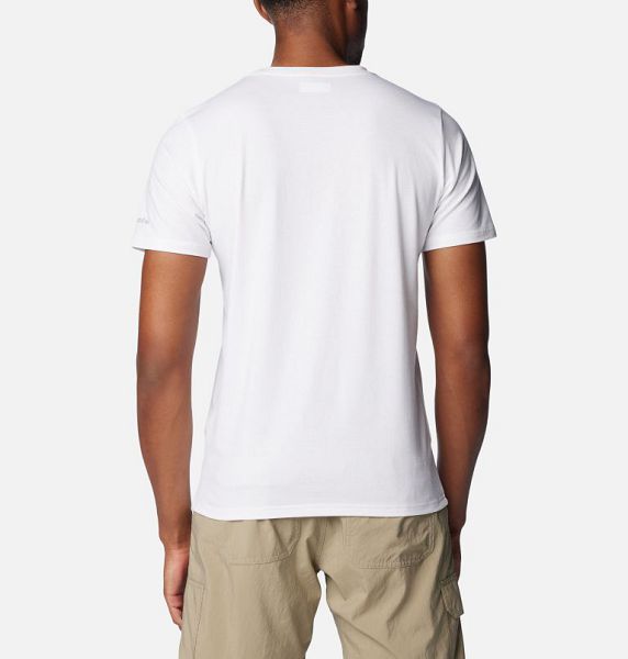 Men Columbia Sun Trek™ Technical T-Shirt White | US-VPTCGO-056