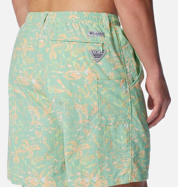 Men Columbia Super Backcast Water Shorts Mint | US-VKDUIF-364