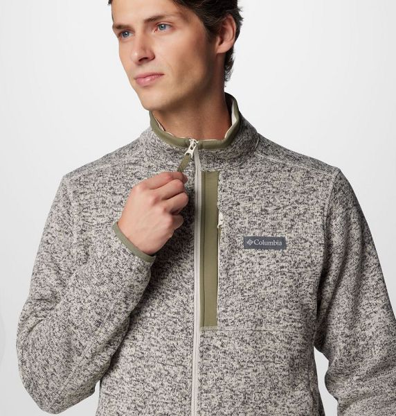 Men Columbia Sweater Weather™ II Fleece Jackets Dark Grey | US-PCZGWI-708