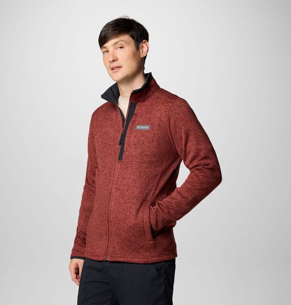 Men Columbia Sweater Weather™ II Fleece Jackets Brown | US-DBLFIG-871