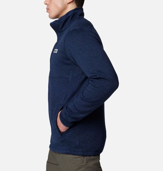 Men Columbia Sweater Weather™ II Fleece Jackets Navy | US-TUJPVX-021