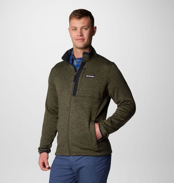 Men Columbia Sweater Weather™ II Fleece Jackets Grey | US-ZHFRSE-567