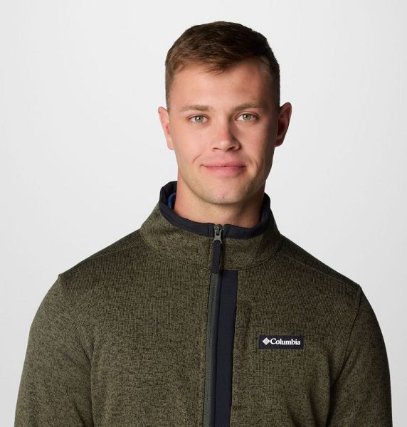 Men Columbia Sweater Weather™ II Fleece Jackets Grey | US-ZHFRSE-567