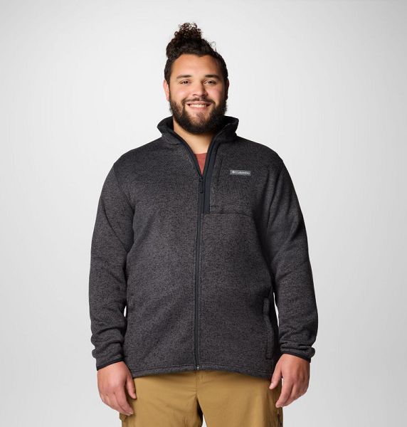 Men Columbia Sweater Weather™ II Fleece Jackets Black | US-SFWZAM-167