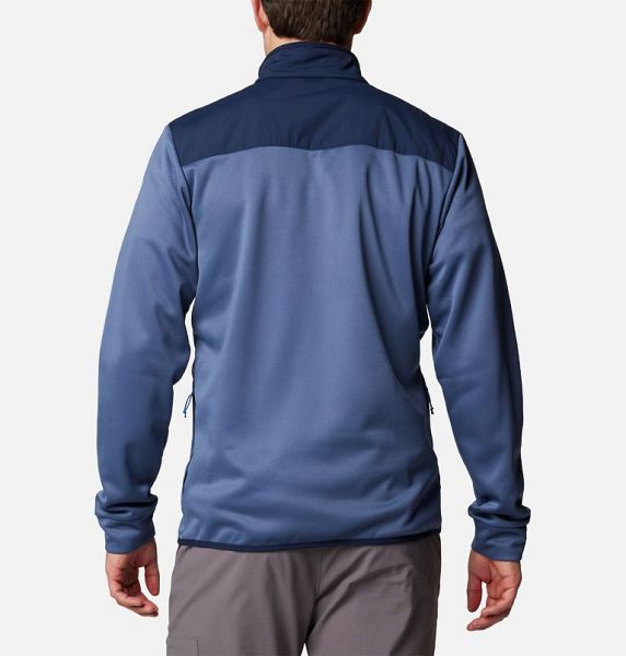 Men Columbia Tech™ Half Zip Fleece Dark Blue / Navy | US-EPIFJR-762