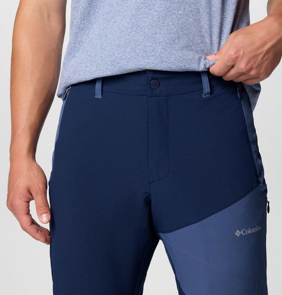 Men Columbia Tech™ Softshell Trousers Navy / Dark | US-JFHYPV-580