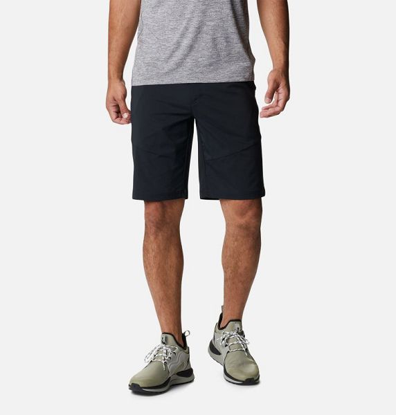 Men Columbia Tech Trail™ Shorts Black | US-FHJNDY-605