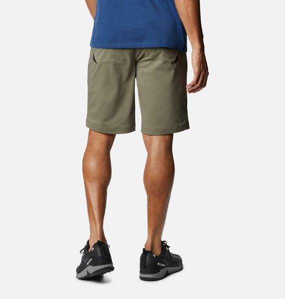 Men Columbia Tech Trail™ Shorts Grey / Green | US-FDIKJM-124