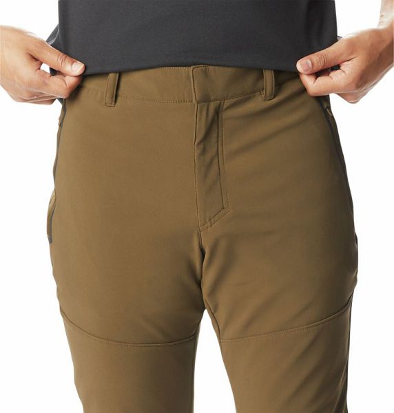 Men Columbia Tech Trail™ Warm Hiking Pants Olive Green | US-QAKGWM-850