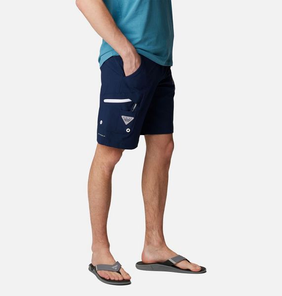 Men Columbia Terminal Tackle™ Shorts Navy / White | US-UJWVIK-924