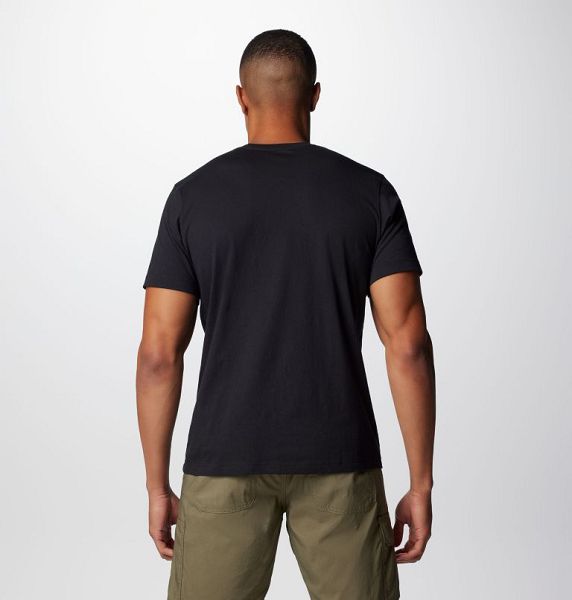 Men Columbia Thistletown Hills™ Sleeve T-Shirt Black | US-FGMIJS-725