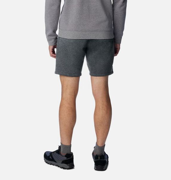 Men Columbia Trek™ Fleece Shorts Grey / Black | US-QLYGBW-265