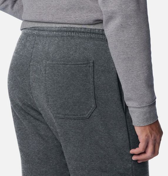 Men Columbia Trek™ Fleece Shorts Grey / Black | US-QLYGBW-265