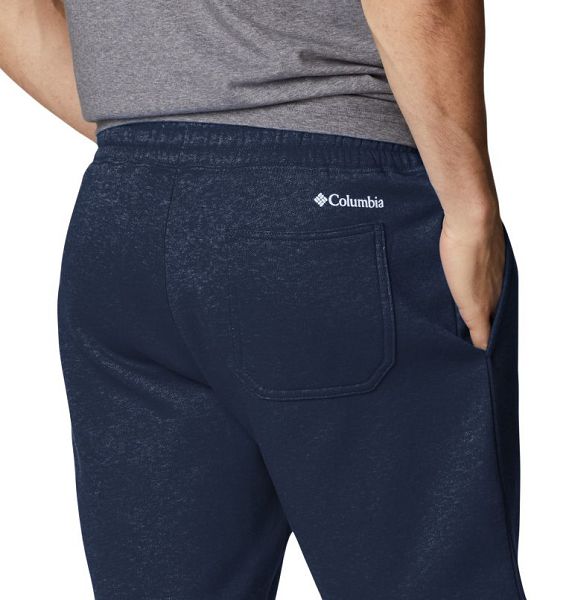 Men Columbia Trek™ Fleece Shorts Navy / White | US-AEULDP-097