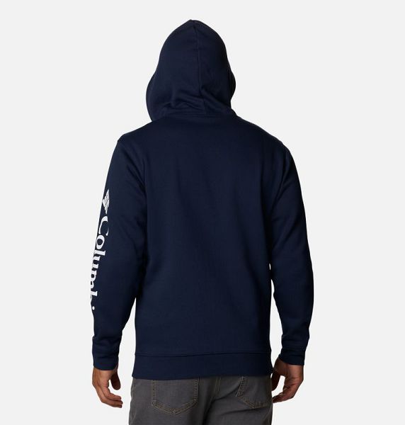 Men Columbia Trek™ Full Zip Hoodie Navy | US-NCMJFY-954