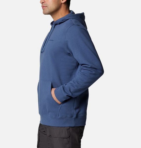 Men Columbia Trek™ Graphic Hoodie Blue | US-CPFBSA-145