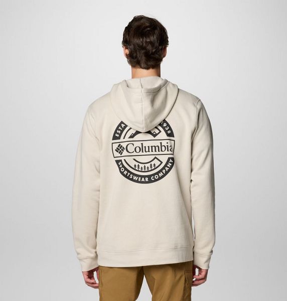 Men Columbia Trek™ Graphic Hoodie Dark Grey | US-VXPGKA-082