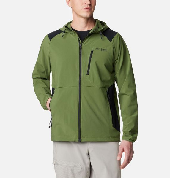 Men Columbia Triple Canyon™ Softshell Hiking Jackets Green | US-WNOFXA-985