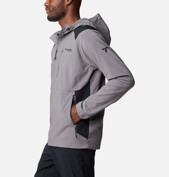 Men Columbia Triple Canyon™ Softshell Hiking Jackets Grey | US-KDCHIG-708