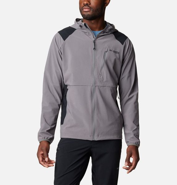 Men Columbia Triple Canyon™ Softshell Hiking Jackets Grey | US-KDCHIG-708