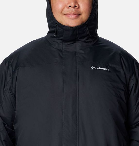 Men Columbia Tunnel Falls™ II Waterproof 3 In 1 Jackets Black | US-YDRMCN-976