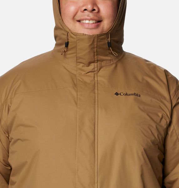 Men Columbia Tunnel Falls™ II Waterproof 3 In 1 Jackets Khaki | US-EXDCOS-583