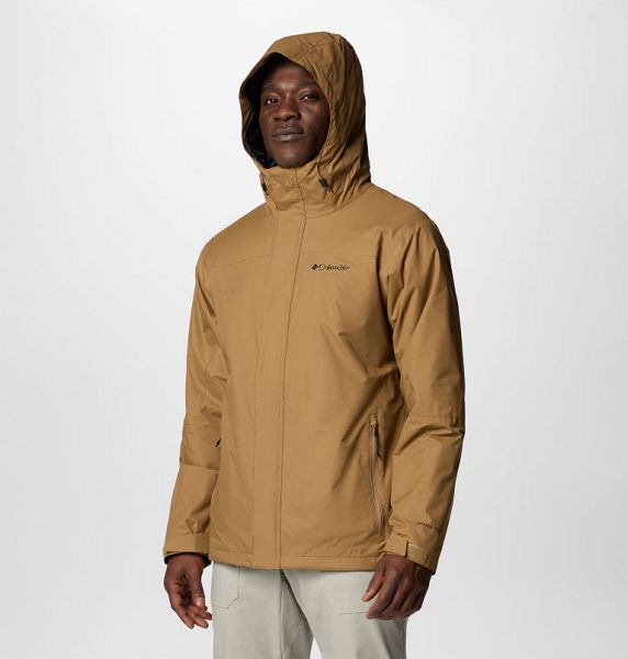 Men Columbia Tunnel Falls™ II Waterproof 3 In 1 Jackets Khaki | US-IYJBTV-785