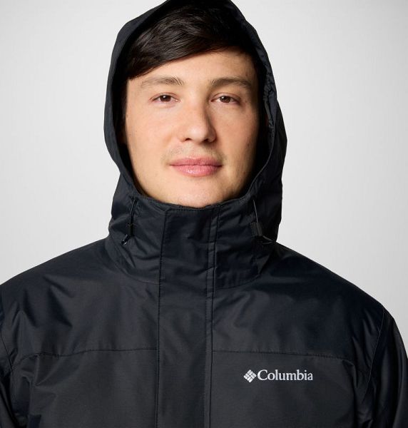 Men Columbia Tunnel Falls™ II Waterproof 3 In 1 Jackets Black | US-ZMXVUF-652