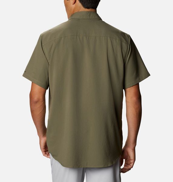 Men Columbia Utilizer™ II Solid Sleeve Shirts Grey / Green | US-KIAVCN-130