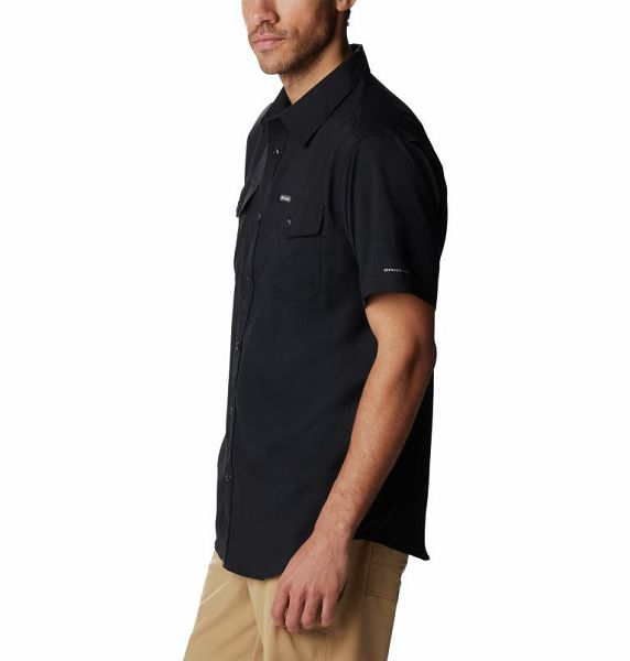 Men Columbia Utilizer™ II Solid Sleeve Shirts Black | US-LZPJHR-861