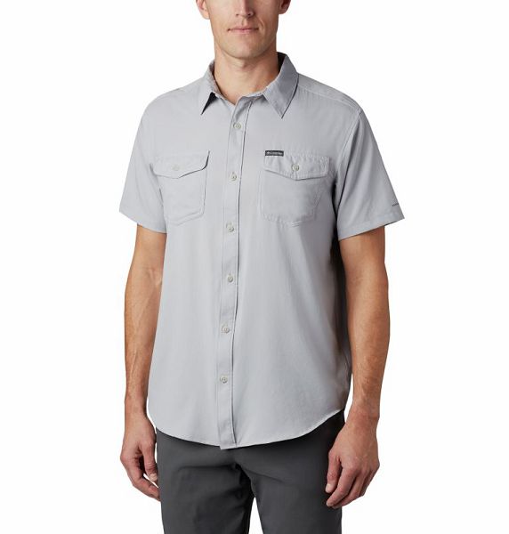 Men Columbia Utilizer™ II Solid Sleeve Shirts Grey | US-URXFAT-142