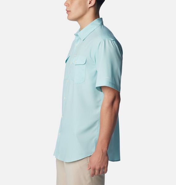 Men Columbia Utilizer™ II Solid Sleeve Shirts Blue | US-HJITCL-240