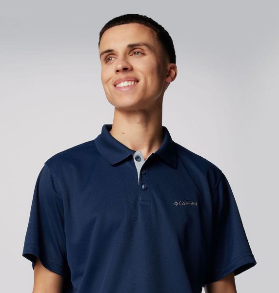 Men Columbia Utilizer™ Polo Shirts Navy | US-XNTVUH-478