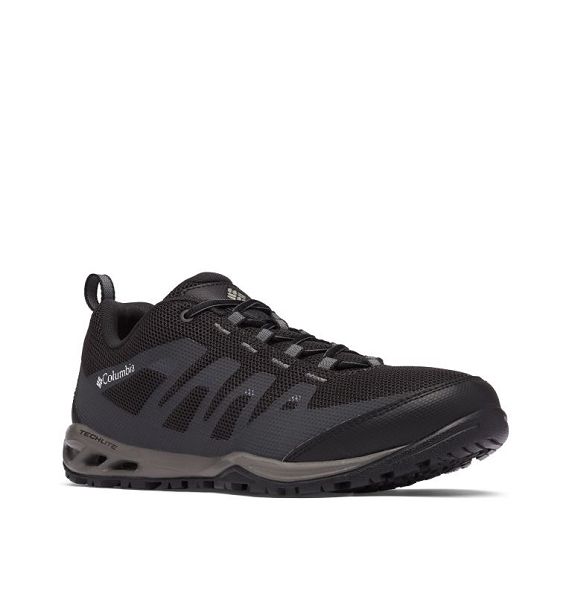 Men Columbia Vapor Vent Shoes Black / White | US-TXEBYN-291