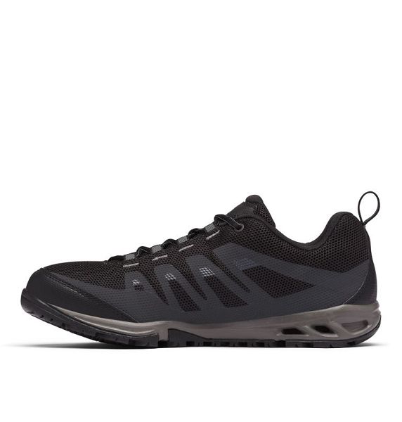 Men Columbia Vapor Vent Shoes Black / White | US-TXEBYN-291