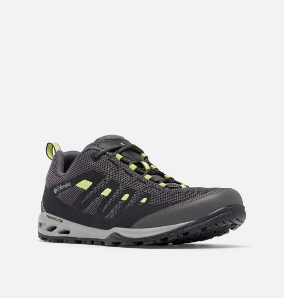 Men Columbia Vapor Vent Shoes Dark Grey / Green | US-XAMZOI-467