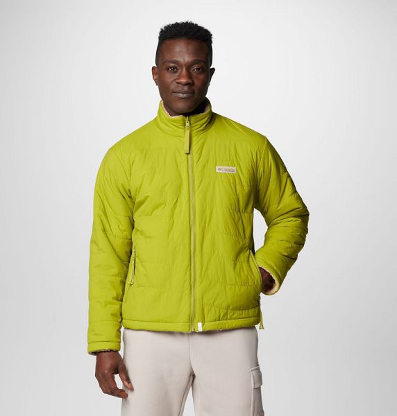 Men Columbia Wallowa™ Panorama™ Reversible Insulated Jackets Green | US-RSQEJA-851