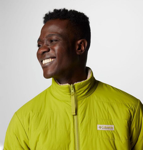 Men Columbia Wallowa™ Panorama™ Reversible Insulated Jackets Green | US-RSQEJA-851