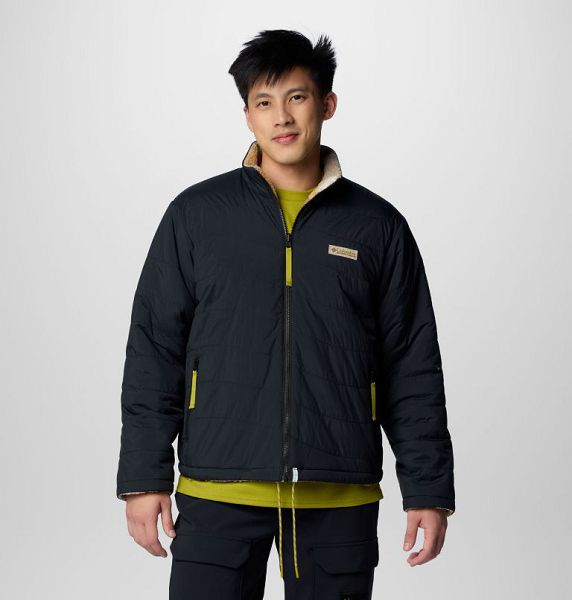 Men Columbia Wallowa™ Panorama™ Reversible Insulated Jackets Black | US-ZTDRVN-347