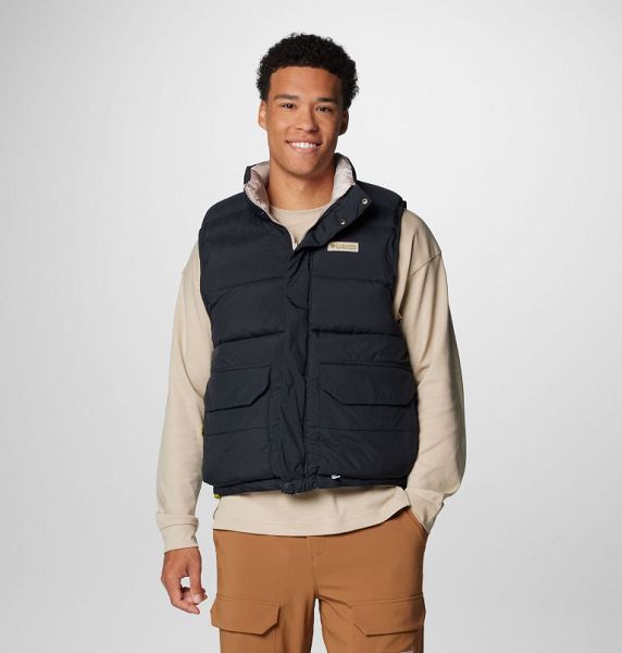 Men Columbia Wallowa™ Reversible Vest Black | US-WBYDXN-537