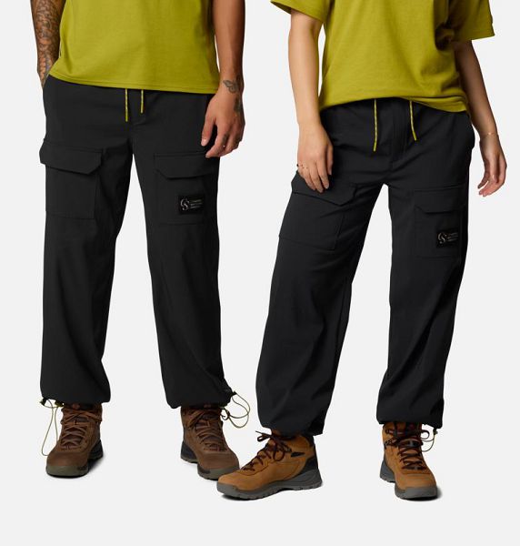 Men Columbia Wallowa™ Softshell Trousers Black | US-VQECNP-745