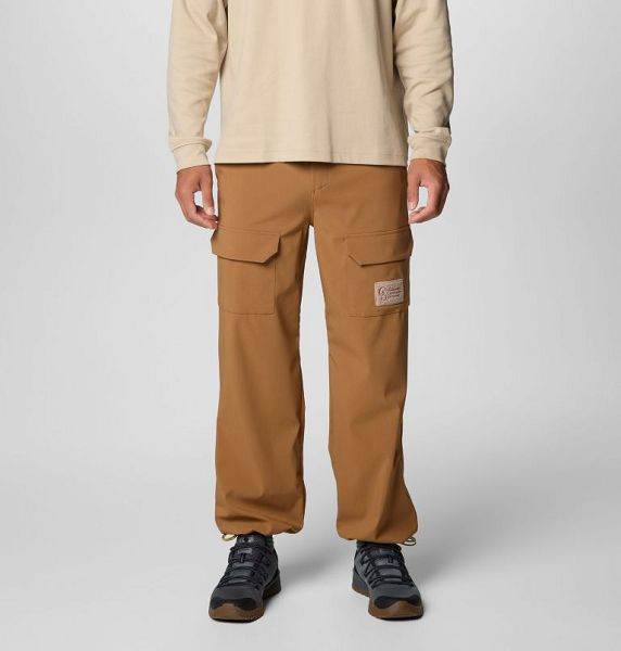 Men Columbia Wallowa™ Softshell Trousers Brown | US-XUDHKA-307