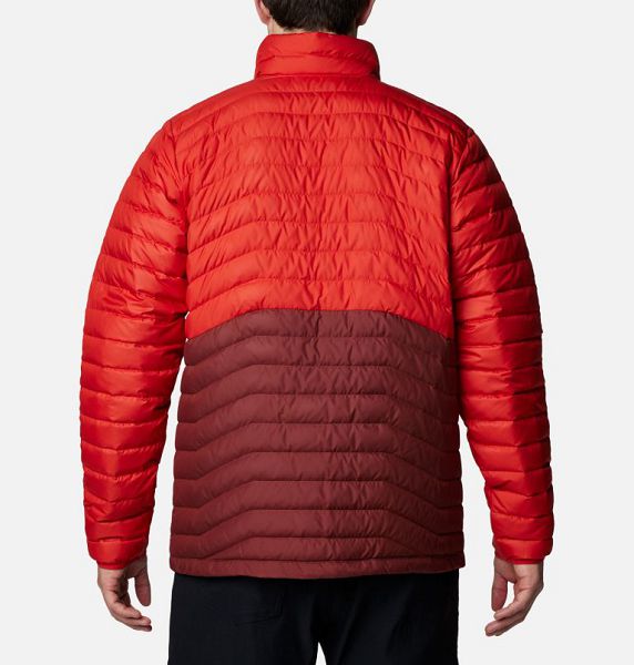 Men Columbia Westridge™ Down Jackets Brown / Red | US-LKVNOH-294