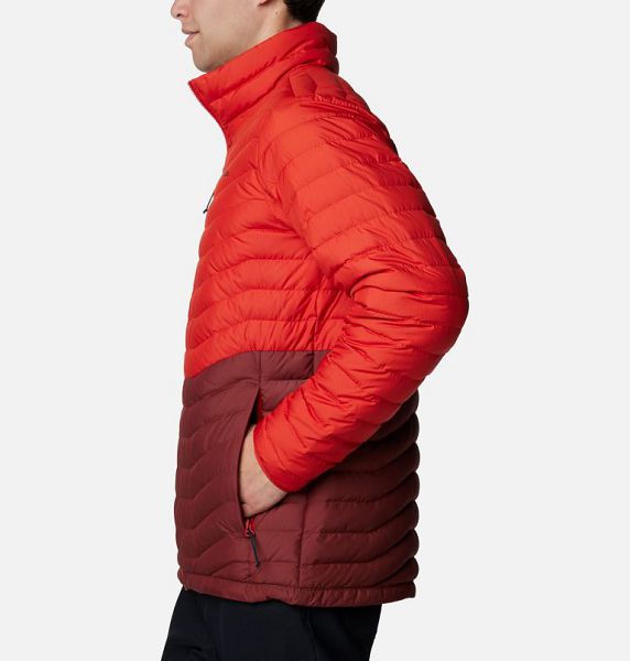 Men Columbia Westridge™ Down Jackets Brown / Red | US-LKVNOH-294