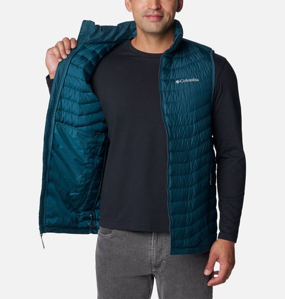 Men Columbia Westridge™ Down Vest Blue | US-FJYZBC-930