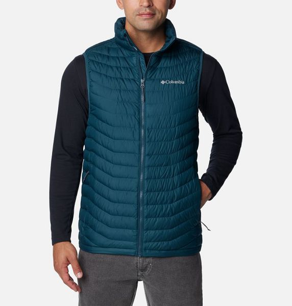 Men Columbia Westridge™ Down Vest Blue | US-FJYZBC-930