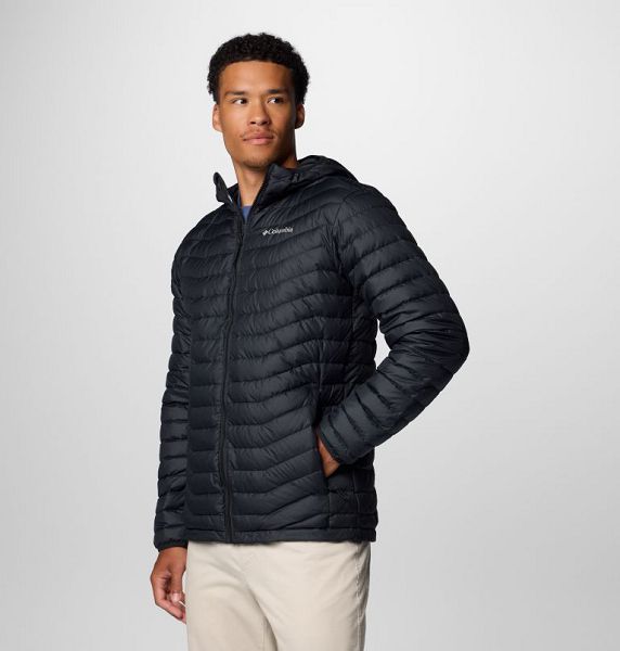 Men Columbia Westridge™ Hooded Down Jackets Black | US-AECYDL-650