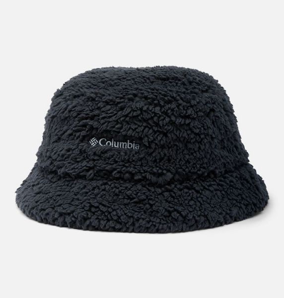 Men Columbia Winter Pass™ II Reversible Sherpa Quilted Bucket Hats Black / Black | US-HRAYFI-024